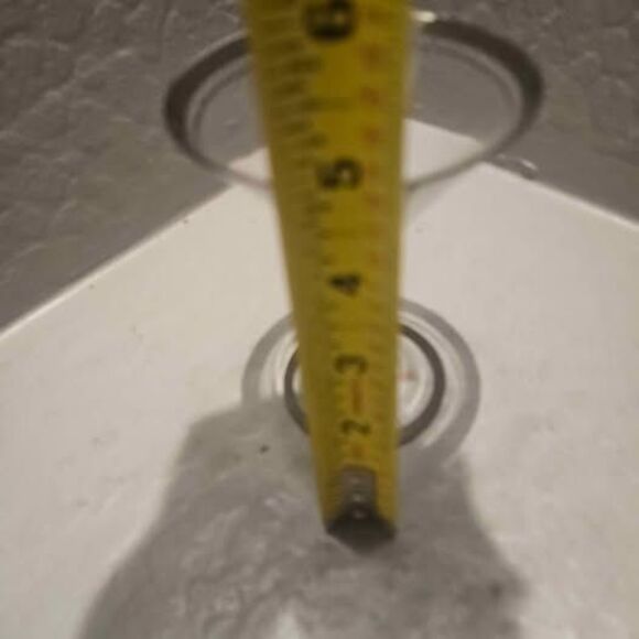 Dorothy Thorpe Silver Rim Martini Glass 5" x 3" - Picture 4 of 5